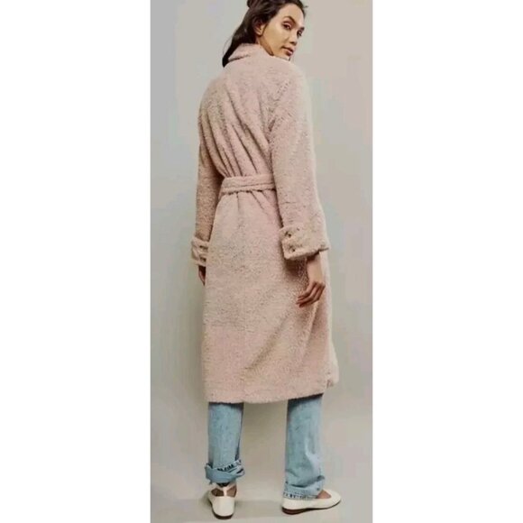 Free People Cuff It Coat Pink NWT Small - Picture 3 of 10